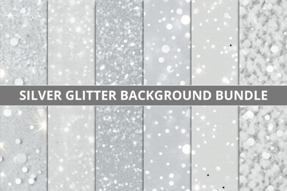 Download Silver Glitter Background Bundle - Silver glitter Collection