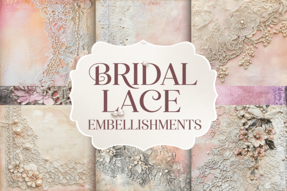 Download Bridal Lace with Soft Pearl - Bridal lace Collection